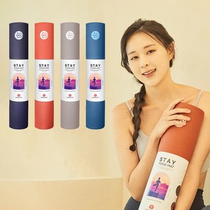 업앤쉐이프 스테이 PER 5mm 프리미엄 요가매트, 아이리스블루
