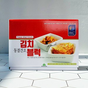 동결건조 김치 블럭 10g 8개입 여행용 해외여행 김치, 80g, 1박스