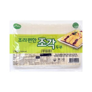 맑은물에 조각 부침두부 3kg, 1개