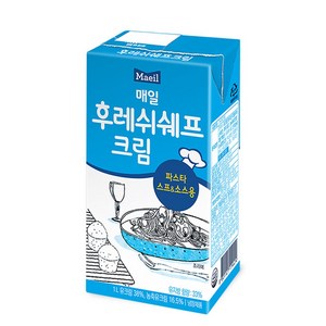 매일유업 후레쉬 쉐프크림 수량선택, 6개, 1L