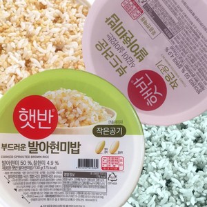 햇반 발아현미밥 작은공기 CJ제일제당 130g x 24개EQ, 24개