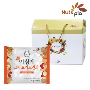 넛츠피아 뉴 아침에 그릭요거트 하루견과, 20g, 100개