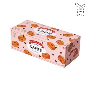 [화과방] 도넛팥빵/도넛밤빵 10개입, 600g, 1박스