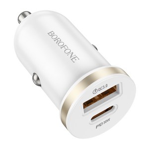 케이스 프로젝트 PD30W QC3.0 컴팩트 듀얼포트 시거잭 충전기 (BZ22), 블랙, 블랙