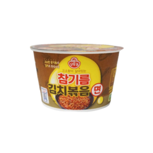 참기름김치볶음면큰컵 3개, 120g