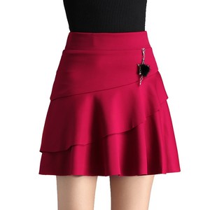 여성용 A라인 하이웨스트 스커트 비치 스커트 댄스 스커트 Women's Half Skirt 2Q477