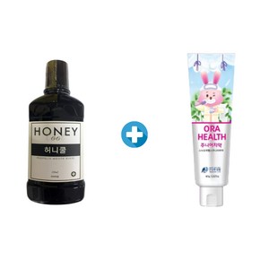 클로라 허니쿨 응고가글 250ml 1개 + 스누오라헬스 주니어 치약 60g 1개