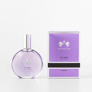 명품향수 여성향수 크리스찬딘 오드퍼퓸 50ml 4종 택1 + 10ml 향수 공병 증정 + 마스크팩 2매, 러브게임
