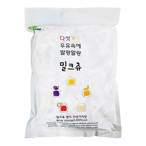 하오리위안 밀크츄캔디 다섯가지맛, 1kg, 2개