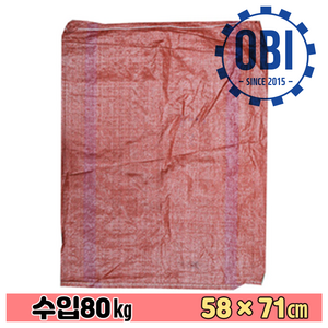 수입마대 80KG 마대 자루 포대 재활용 폐기물 58x71 100장, 100개