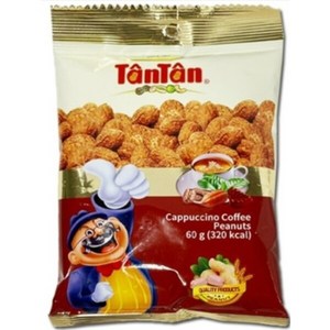 탄탄 카푸치노 커피 피넛 스낵 60g, 10개