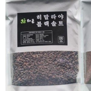 히말라야 유황 블랙솔트 1kg 비건소금-굵은입자, 1개