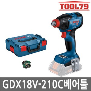 보쉬 GDX18V-210C 충전임팩트드릴 렌치 겸용 18V 본체만 베어툴 케이스포함, 1개