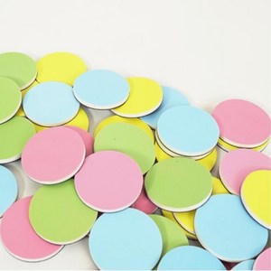 숫자 연산의 직관적이해 개념 교습용 칠판부착 수세기칩 50개입 놀이 놀이교구