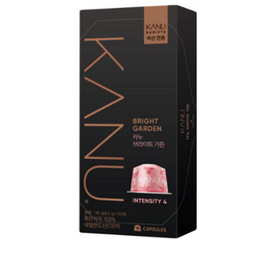 카누 바리스타 머신 전용 캡슐커피 브라이트가든, 9.5g, 10개입, 2개