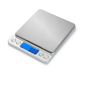 스테인레스 디지털 주방 전자 저울 3kg 0.1단위, 1개, 실버