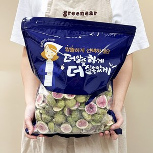 [대용량 1kg] 제로슈가 동결건조 무화과칩 건무화과 동결건조 과일칩 대용량 간식 아이간식 쫀득쿠키 재료, 1개, 1000g