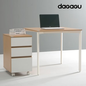 다가구 페르마타 1200 x 600 컴퓨터책상 스탠다드 타입, 지브라(상판):아이보리(프레임)