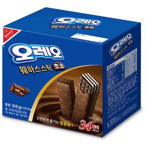 오레오 웨하스 스틱 초코, 510g, 1개