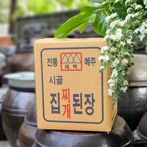 횡성된장 시골집된장 태백된장 강원도된장 14kg 재래식 전통 메주, 1개