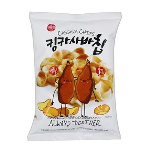 푸드킹 킹카사바칩 140g 매콤스낵 과자 안주, 1개