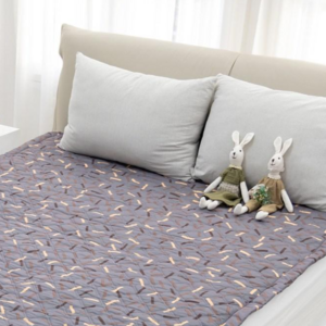 한일생활건강 잠꾸러기 워셔블 온수매트, 더블(145x200cm)_진그레이