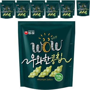 농심 우와한 콩칩, 42g, 12개