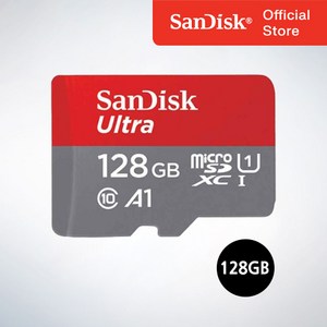 샌디스크코리아 공식인증정품 마이크로 SD 카드 SDXC ULTRA 울트라 QUAB 128GB, 128기가, 1개