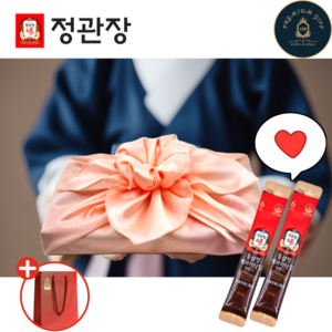 정관장 홍삼정 에브리타임 밸런스 선물세트 + 고급 보자기 포장, 200ml, 1개