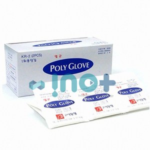 고려 폴리글러브 POLY 멸균 KR-2 2PCS M 중 100조/팩 2매포장, 1개