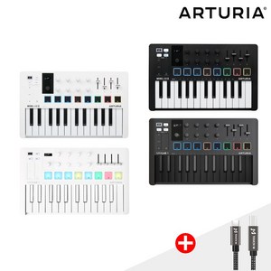 아투리아 미니랩3 마스터키보드 ARTURIA MINILAB3 USB C to C 케이블 증정, 알파인화이트(ALPINEWHITE)