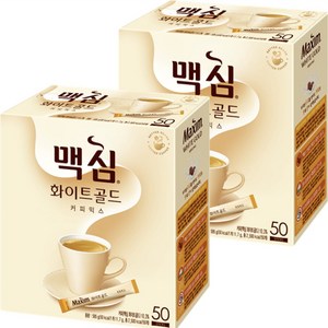 맥심 화이트골드 커피믹스, 11.7g, 50개입, 2개