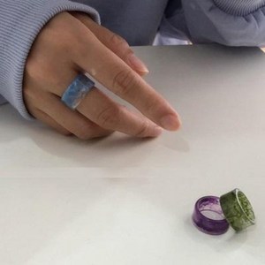 여자 아크릴 링 유니크 반지 가로수길 한남동 홍대 강남 편집샵 스타일 LA-000017939