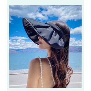 쉐드업 여성 썬캡 자외선차단 머리띠형 여름 모자