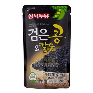 삼육두유 검은콩&칼슘 파우치, 190ml, 100개