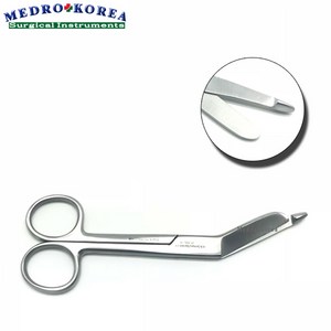 medro-korea 의료용 붕대가위 14cm 의료요 가위 외과가위 포셉 겸자, 1개