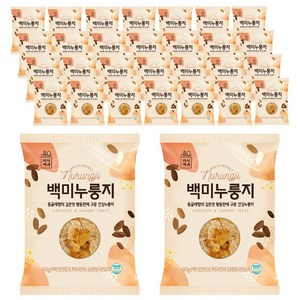 미식백과 백미 누룽지 개별포장, 60g, 30개