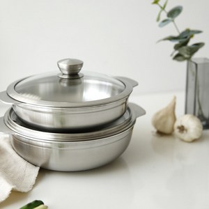 알라딘 통5중 스텐 인덕션냄비 이유식냄비 라면냄비 5종, 1개, 19.5cm