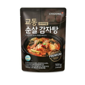 교동식품 교동 프리미엄 순살 감자탕, 500g, 4개