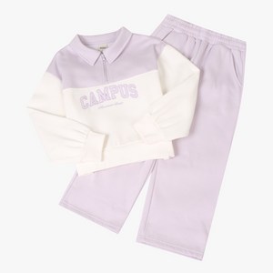 부산대NC 유솔 단정한 여아 데일리 상하복 쭈리 기모 배색 와이드 SET ULMT24T53