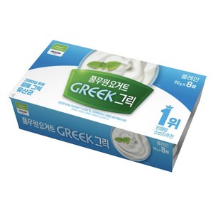 풀무원 그릭 플레인 요거트 95g x 8입, 8개