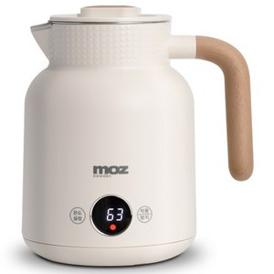모즈스웨덴 온도표시 전기티포트 무선 커피포트기 보온 온도조절 분유 스텐 1L MC-1500 설정온도유지, MC-1500IV(아이보리)