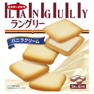 Ito Biscuit 랭글리 바닐라 크림 4개입, 1개, 129g