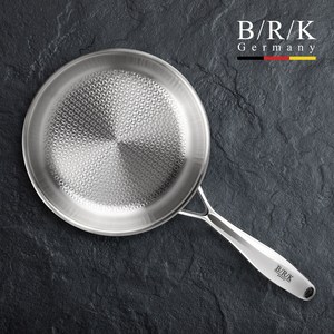 BRK 독일 엠보 인덕션 프라이팬 스테인레스 통5중 백화점상품 스텐후라이팬, 28 cm, 1개