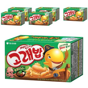 고래밥 볶음양념맛, 46g, 6개