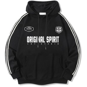 일루소 기모 소매 투라인 위드 스프릿 후드티