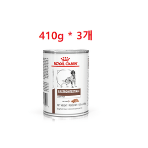 로얄캐닌 가스트로 인테스티널 로우펫 캔 410g X 3개, 420g, 돼지