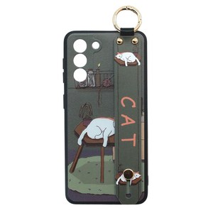 신서엔코 갤럭시 케이스 Galaxy Phone Case SCS-1533 일러스트 핸드 스트랩