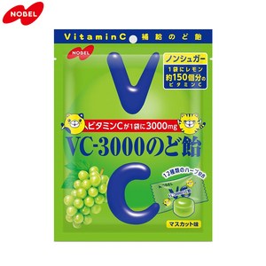 노벨 제과 VC-3000 목캔디 머스캣 맛 90g 6봉, 6개