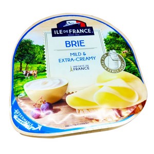 일드 프랑스 브리 슬라이스 치즈 (150g x 2팩) 보냉포장 코스트코 샌드위치 치즈 ILE DE FRANCE BRIE SLICES, 1세트, 300g